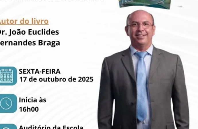 Uiraúna recebe lançamento do livro “Sob as Águas da Saudade”, de Dr. João Euclides Fernandes Braga