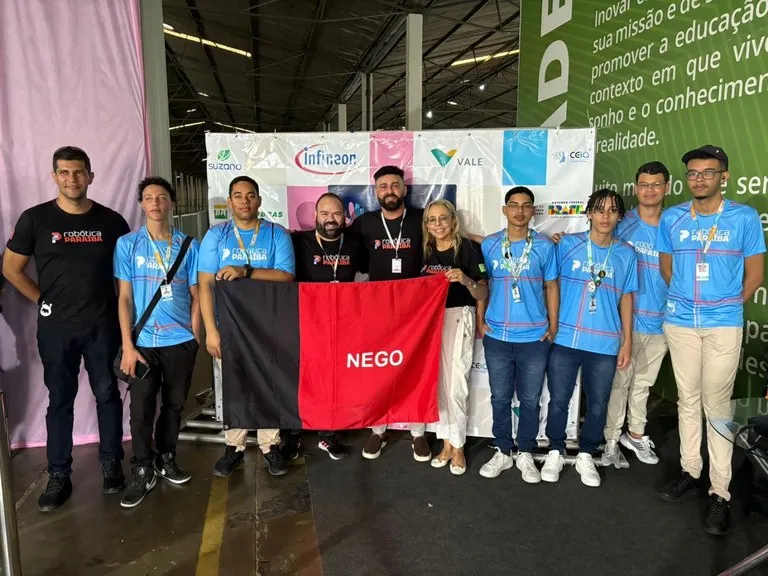 Estudantes da Rede Estadual conquistam prêmios na Mostra Nacional de Robótica e consolidam a Paraíba no mapa da robótica brasileira