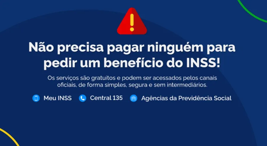 Governo orienta: Não é preciso pagar ninguém para solicitar qualquer benefício do INSS