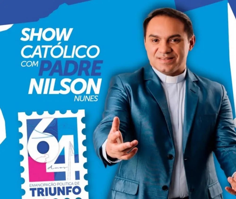 Show católico com Padre Nilson Nunes integra programação dos 64 anos de Emancipação Política de Triunfo