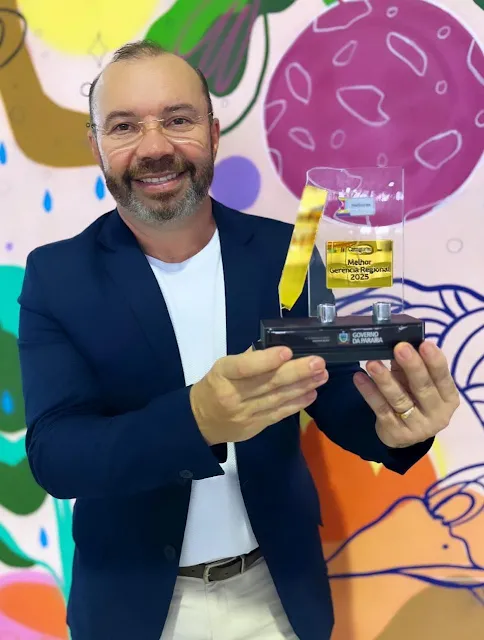 Melhor Gerência Regional de 2025 na Paraíba é premiada sob o comando de Professor Uiraunense
