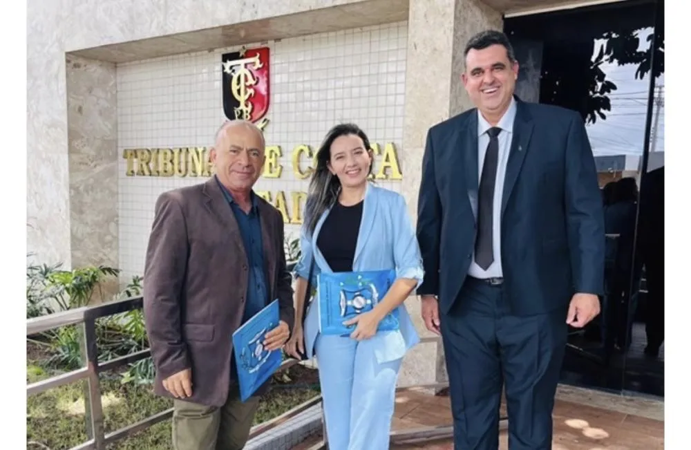 Vereadores de Uiraúna cumprem agenda administrativa no TCE-PB em João Pessoa
