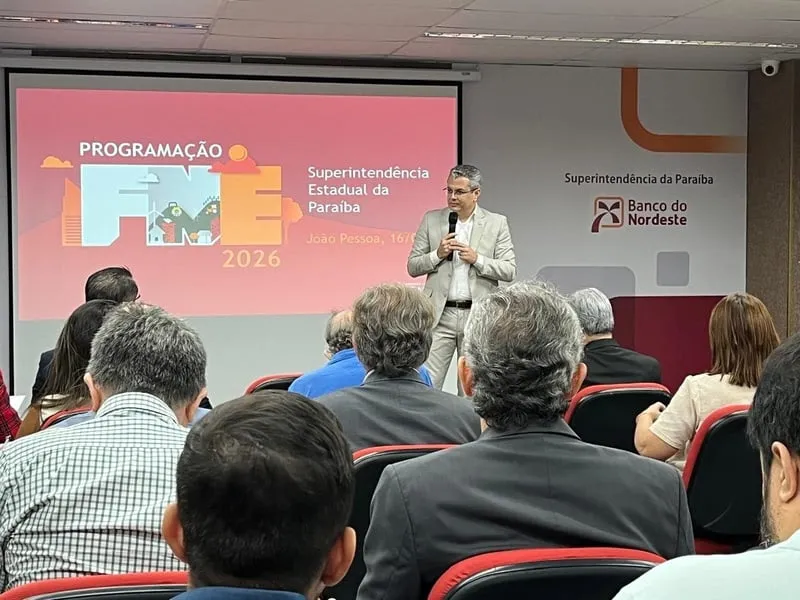 Banco do Nordeste reúne entidades paraibanas e projeta aplicar R$ 3,3 bilhões com o FNE em 2026, no estado