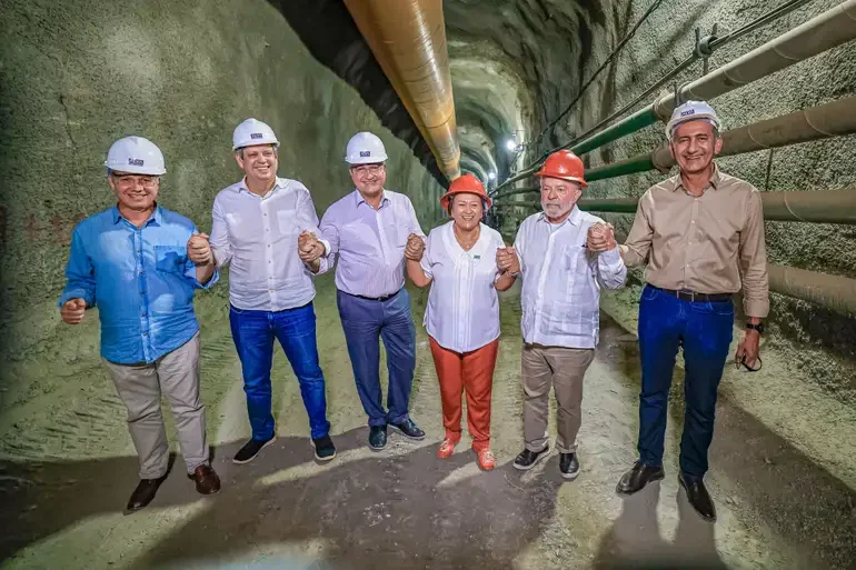 Presidente Lula inaugura Túnel Major Sales e avança com transposição das águas do Rio São Francisco no RN