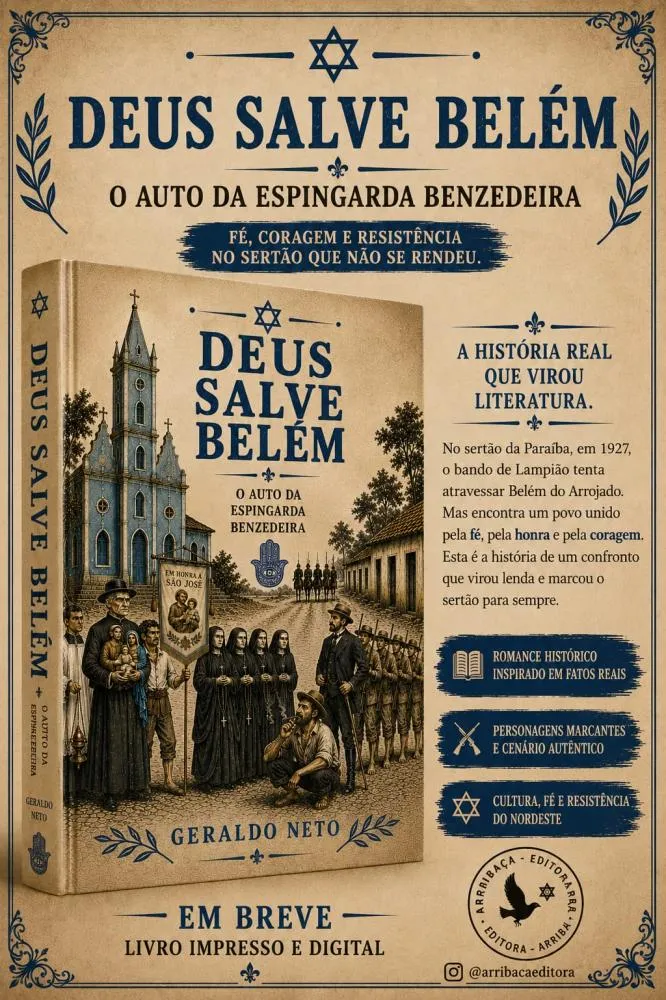 Livro de autor uiraunense inaugura simbolicamente as comemorações do centenário da passagem de Lampião por Uiraúna