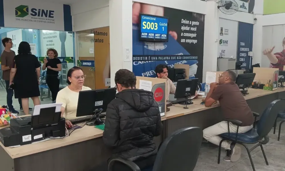 Campina Grande oferece 900 vagas de trabalho na 1ª semana de agosto