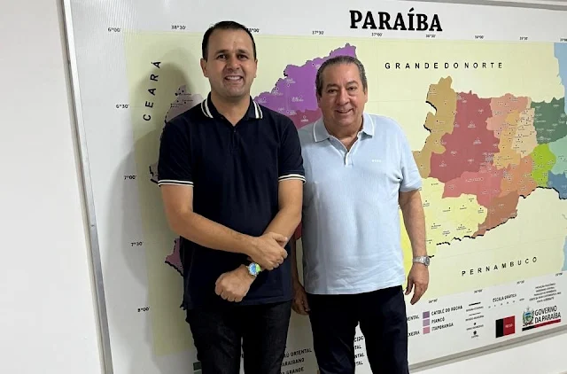 Aldo Andrade busca novas parcerias para Bernardino Batista em encontro na governadoria