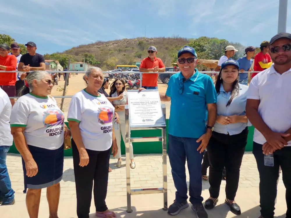Distrito de Tanques recebe sua primeira Academia da Saúde, construída com recursos próprios sendo mais uma importante obra do Prefeito Itamar Moreira