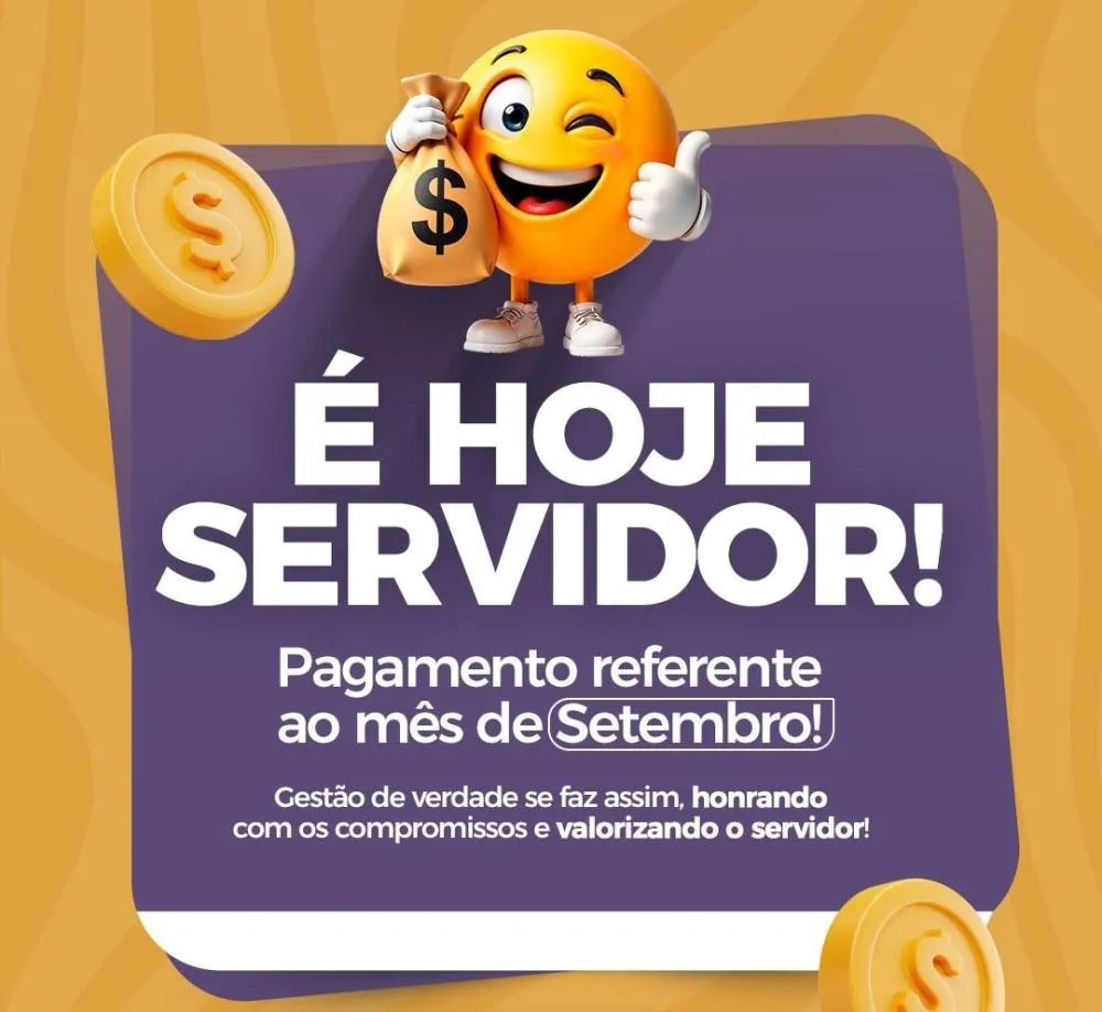 Prefeitura de Joca Claudino realiza pagamento dos salários dos servidores municipais nesta terça-feira (30)